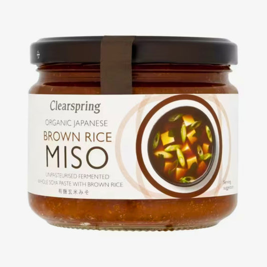 Miso Arroz Integral no pasteurizado Bio Clearspring 300 g