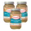 Pack 3 unidades potito de risotto con puerros y salmón Babybio 200 g