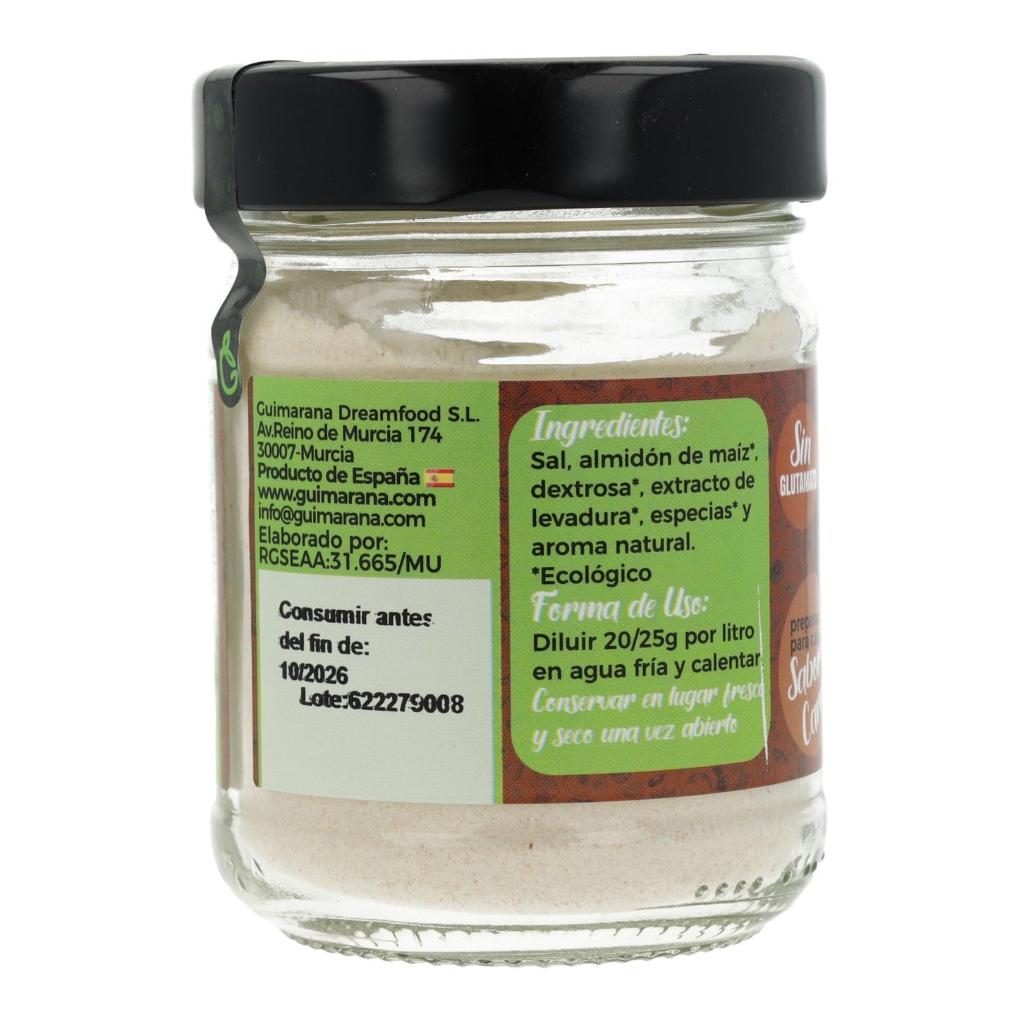 Caldo vegano sabor carne ECO Guimarana 125 g