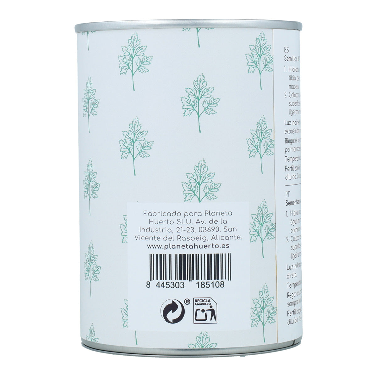 Kit de cultivo aromáticas Perejil Planeta Huerto