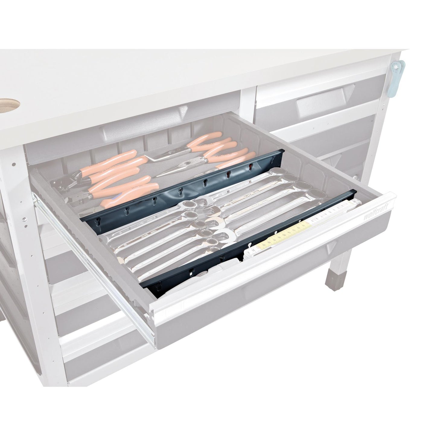 Wolfcraft 6071000 - 2 juego de divisiones para cajones pequeño 6072000