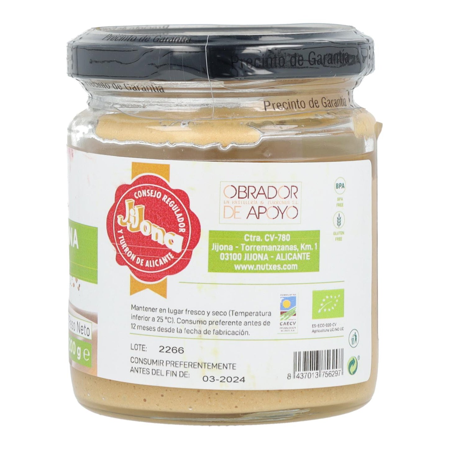 Crema Turron De Jijona Nutxes 200G Bio