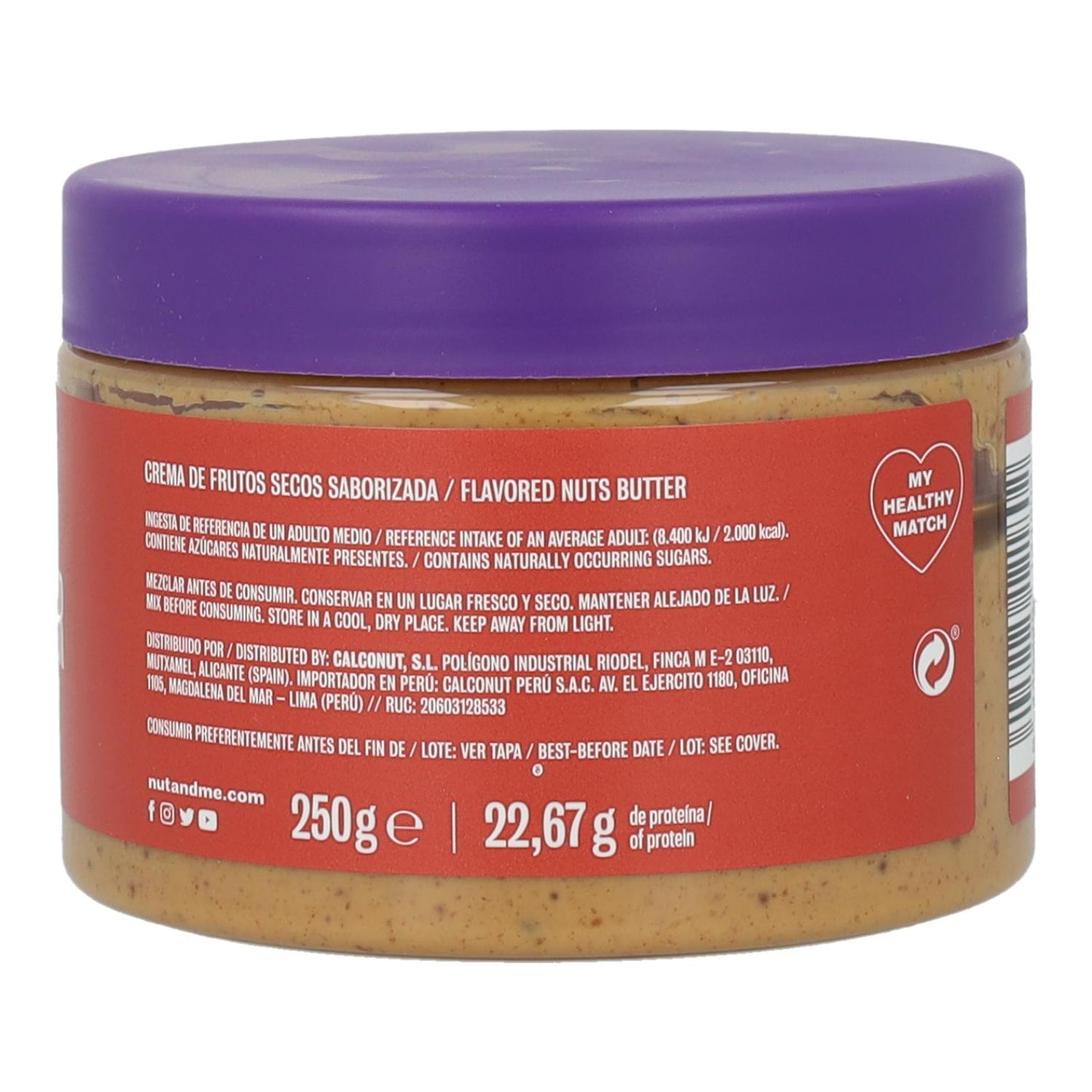 Crema de galleta Nut&me 250g