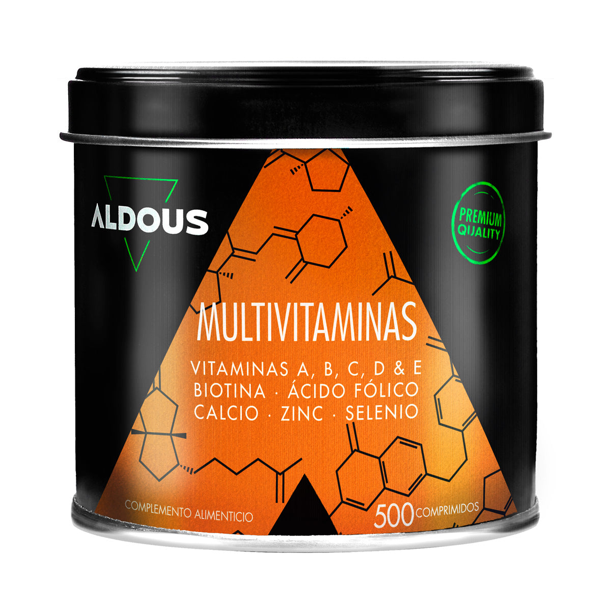 Multivitaminas, Aldous, 500 comprimidos