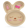 Plato infantil animales Husk's plato mono (2 piezas)