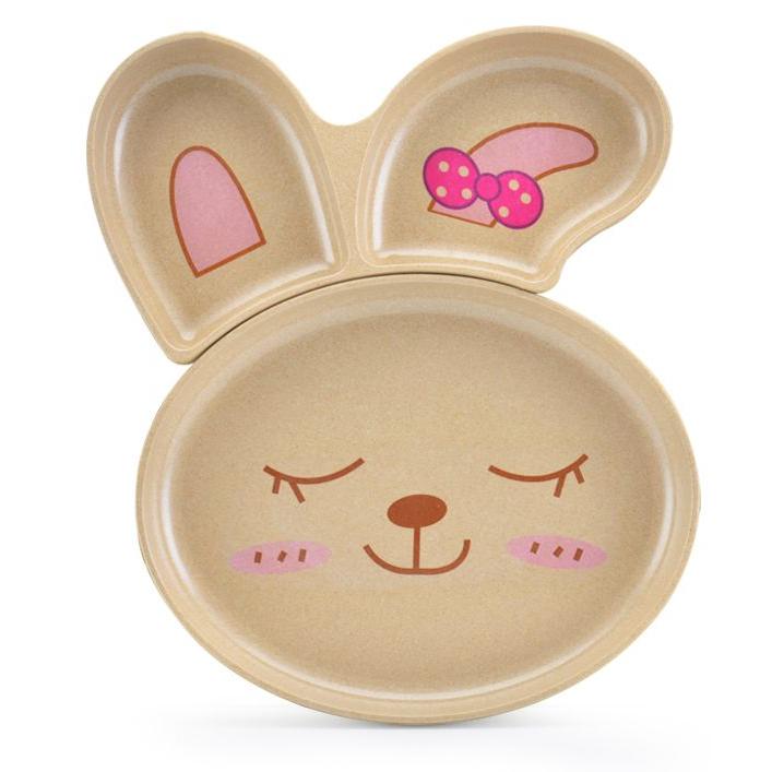 Plato infantil animales Husk's plato mono (2 piezas)