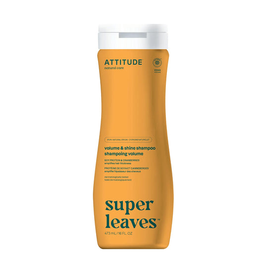 Super leaves Champú Volumen y Brillo Attitude 473 ml