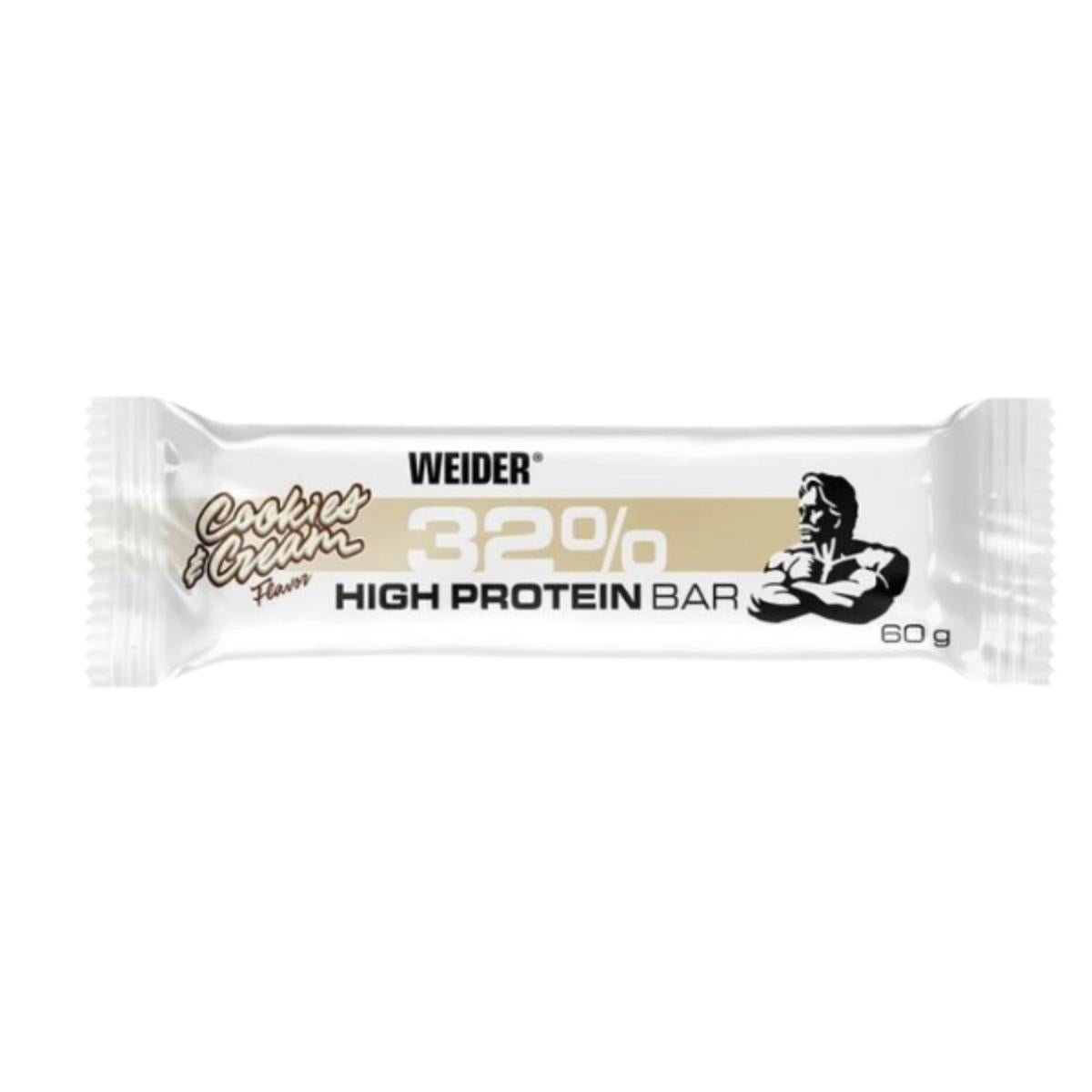 32% Protein Bar cookies & cream Weider 60 g