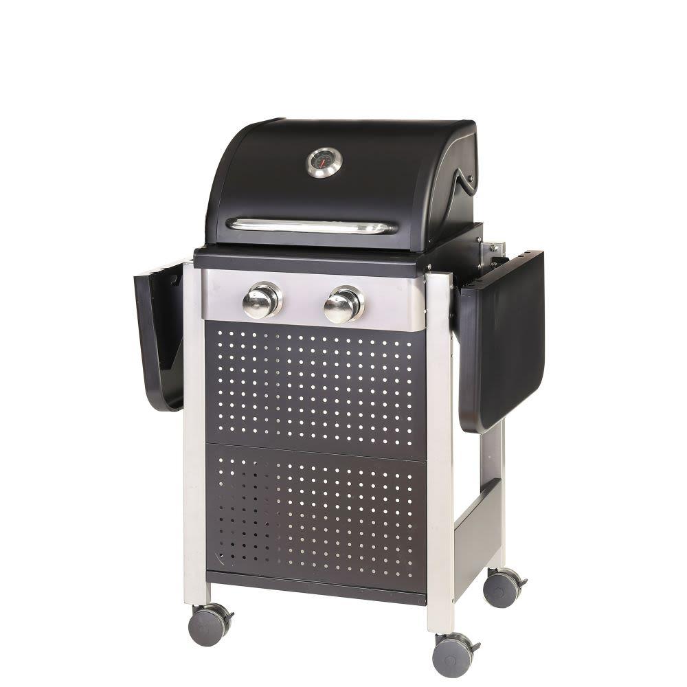 Barbacoa Gas 2 Quemadores Birgitt Acero 52 X 116 X 110 Cm Ldk Garden