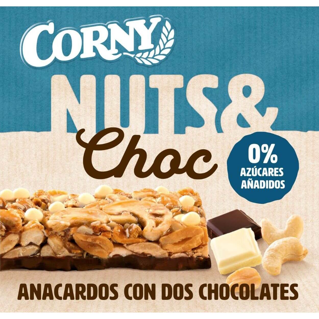 Barrita Corny Nuts&Choc Anacardo Choc Hero 50g