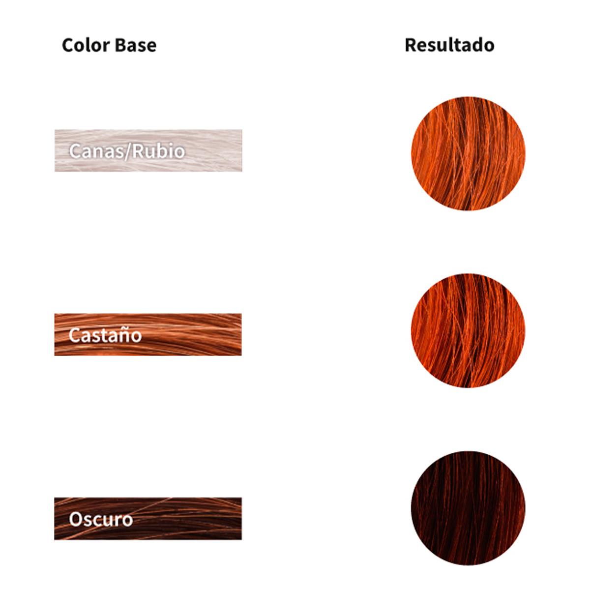 Tinte capilar 4.4 cobre intenso Henna Chroma tintes 100 g