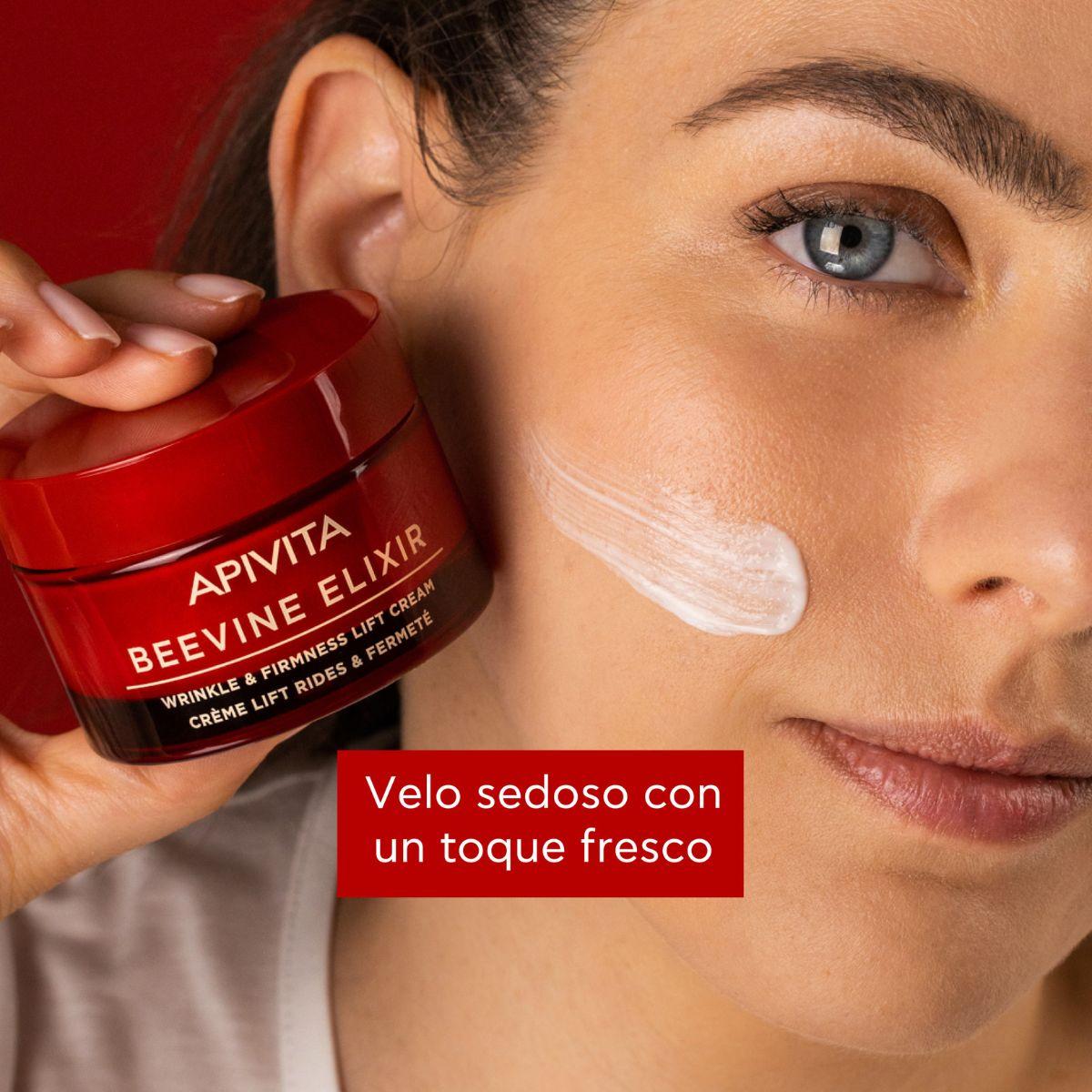 Crema lift arrugas & firmeza - Textura ligera BEEVINE ELIXIR, APIVITA 50 ml