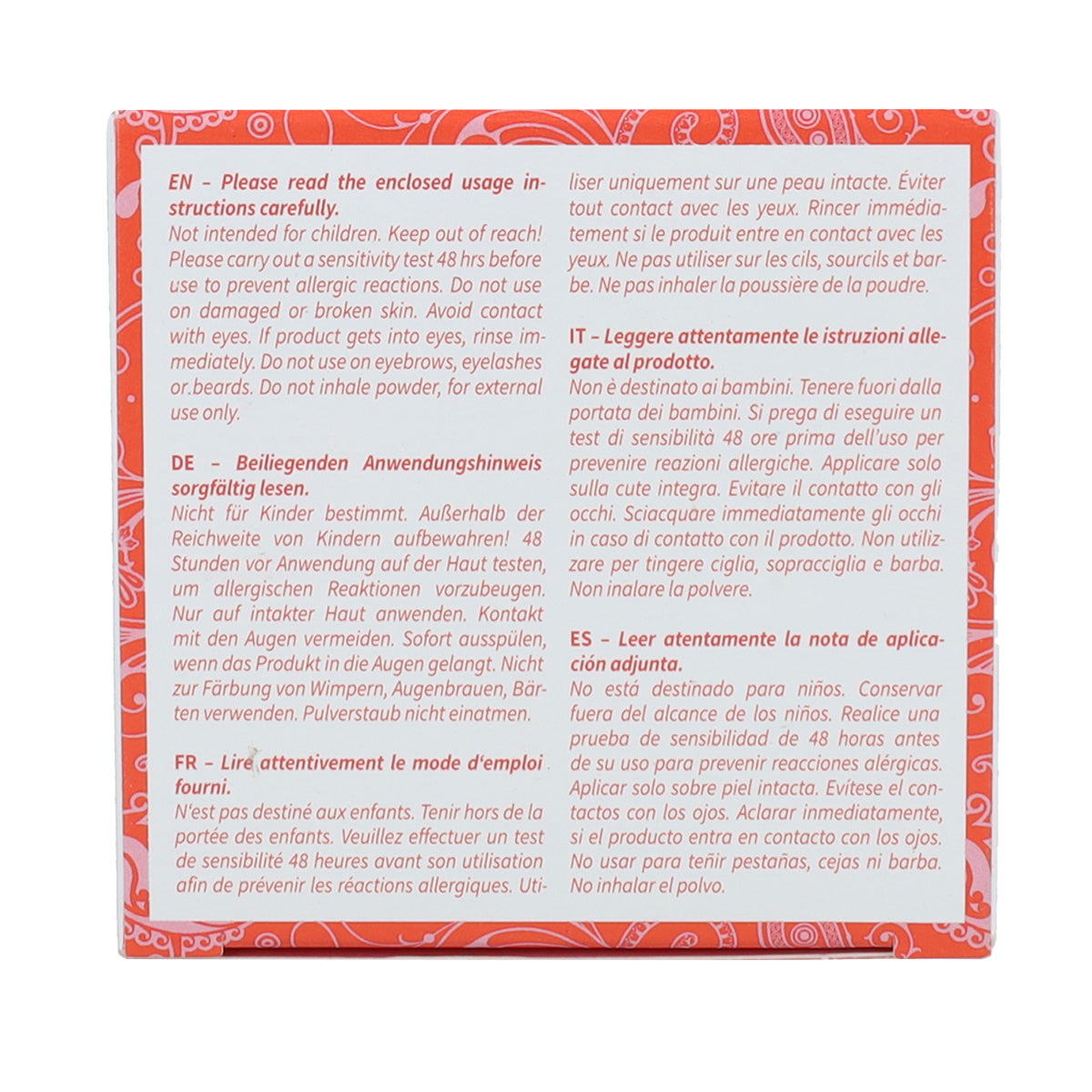 Tinte Henna natural Khadi