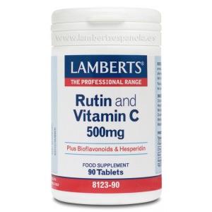 Rutina y Vitamina C 90 tabletas, Lamberts