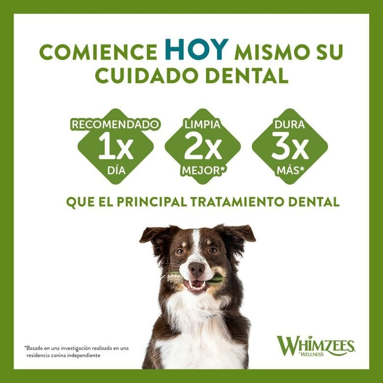 Whimzees Snack dental para perros Toothbrush M 12 uds
