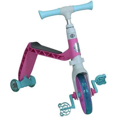 Pillu Patinete infantil 3 en 1 Rosa