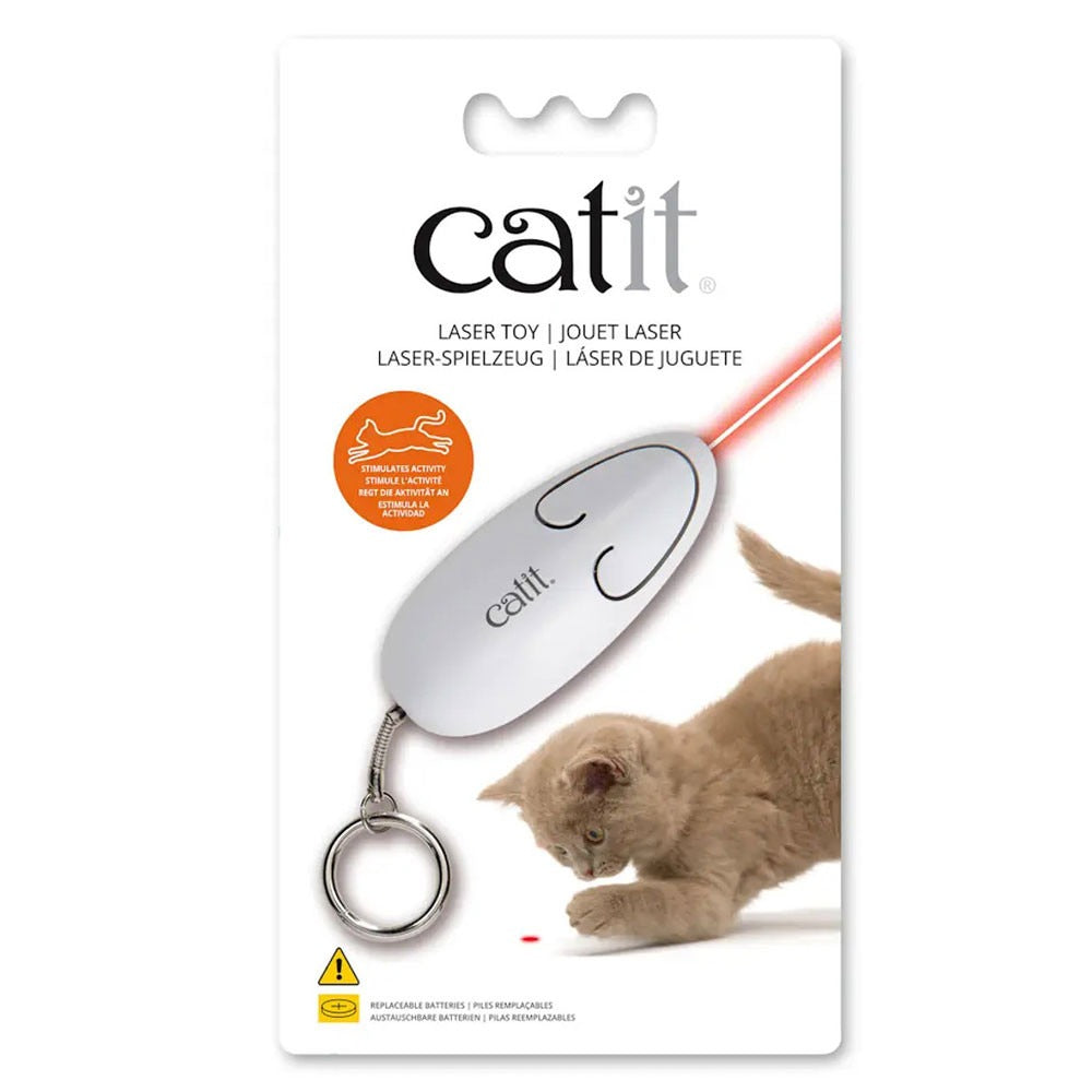 Juguete láser para gatos con forma de ratón Catit