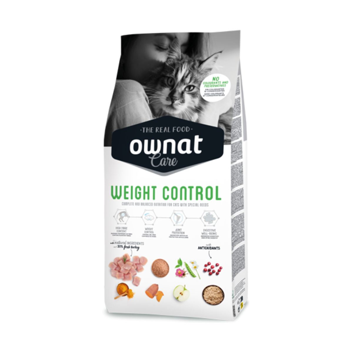 Ownat Care Weight Control Pienso para gatos 3 kg