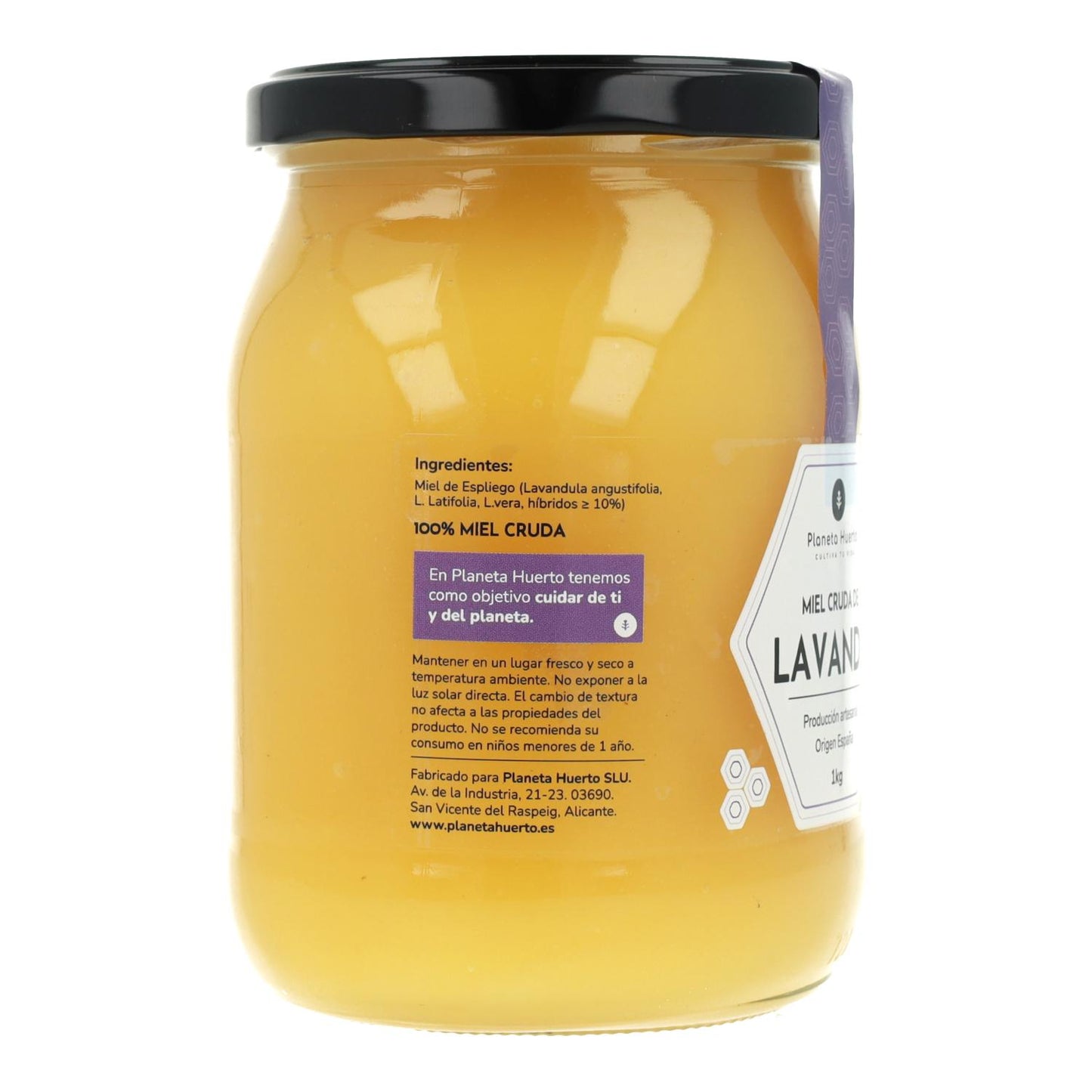 Miel Cruda de Lavanda Planeta Huerto 1 Kg