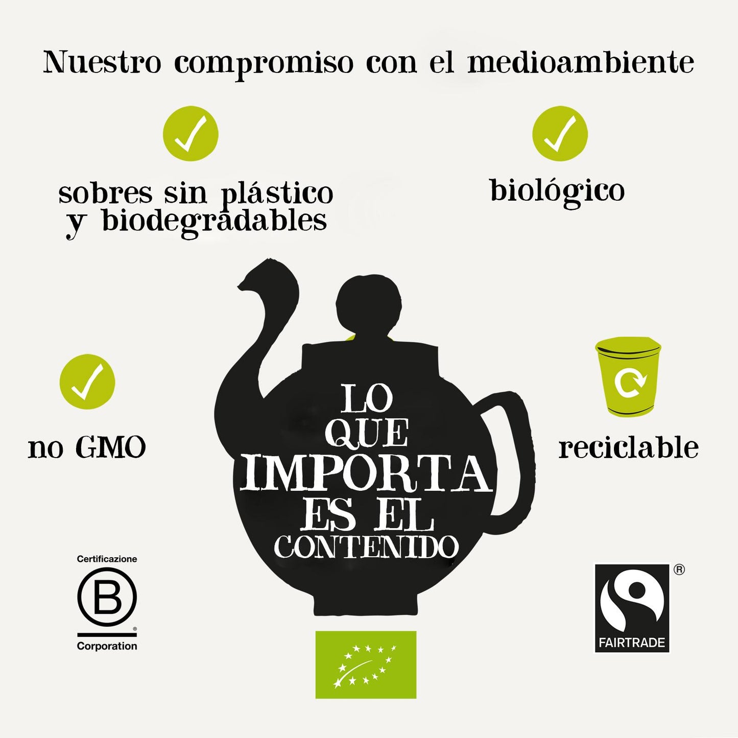 Infusión Just Chamomile Bio Cupper 20 bolsitas