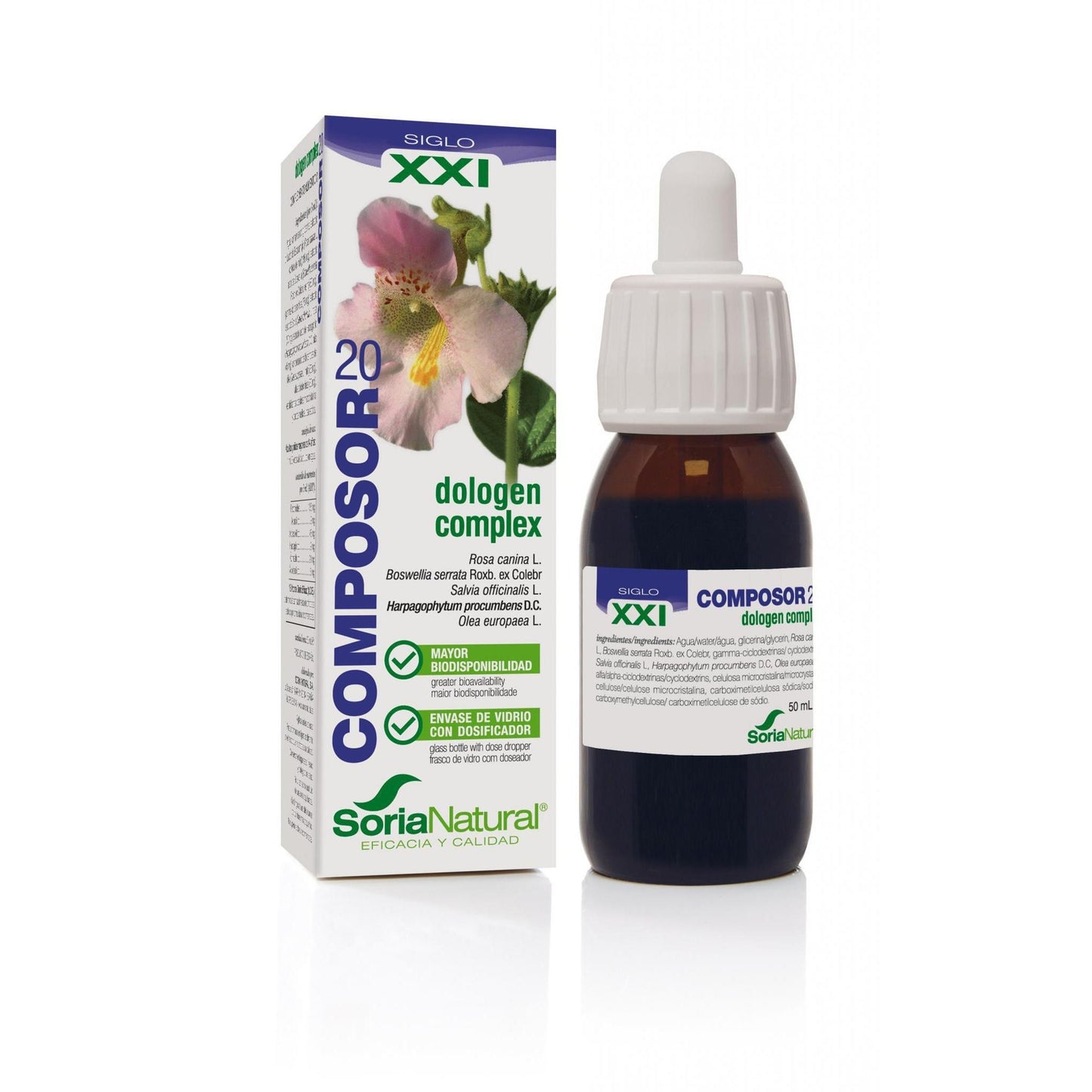 Composor 20 Dologen Complex XXI Soria Natural 50 ml