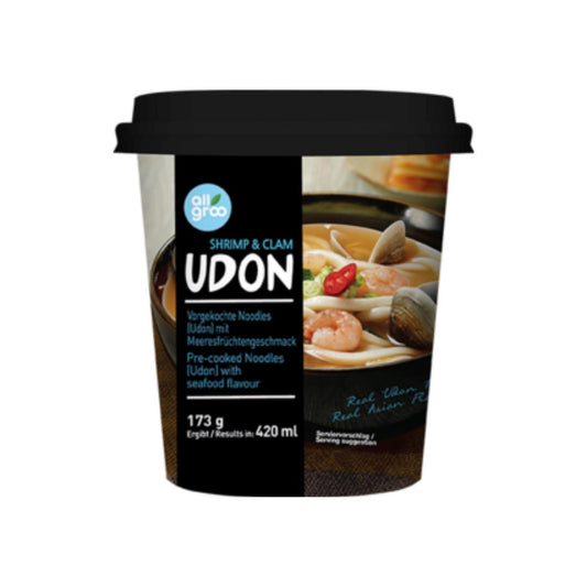Taza de Fideos Udon, Mariscos Allgroo 173 g