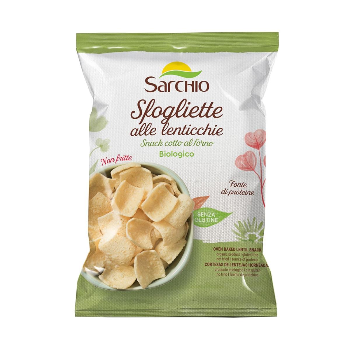 Snack  de lentejas BIO Sarchio 50 g