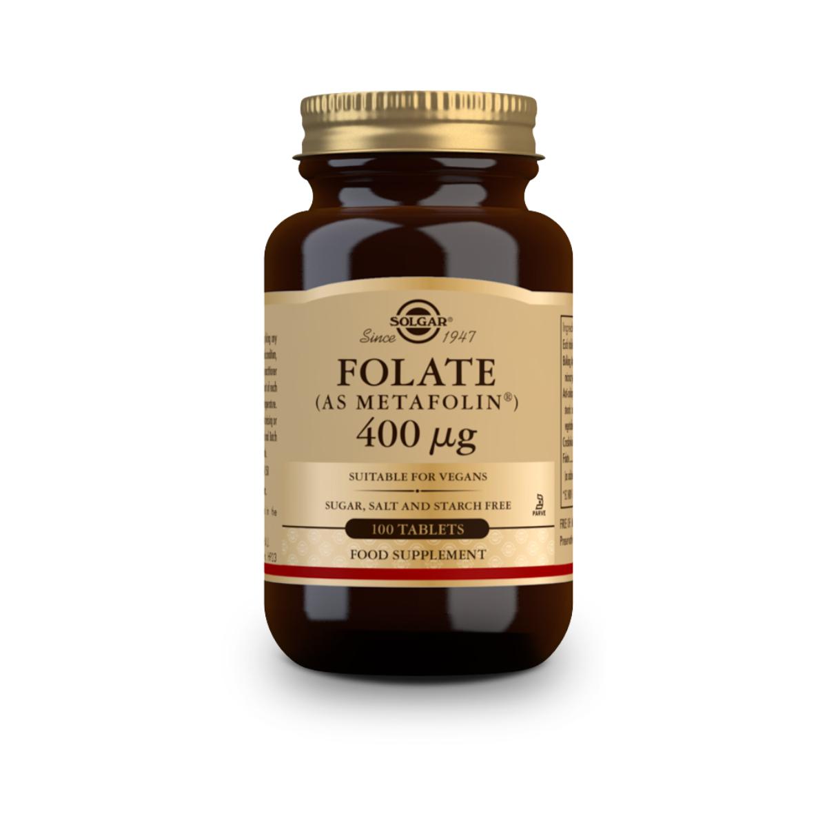 Folato (Metafolin), 100 comprimidos (400g)