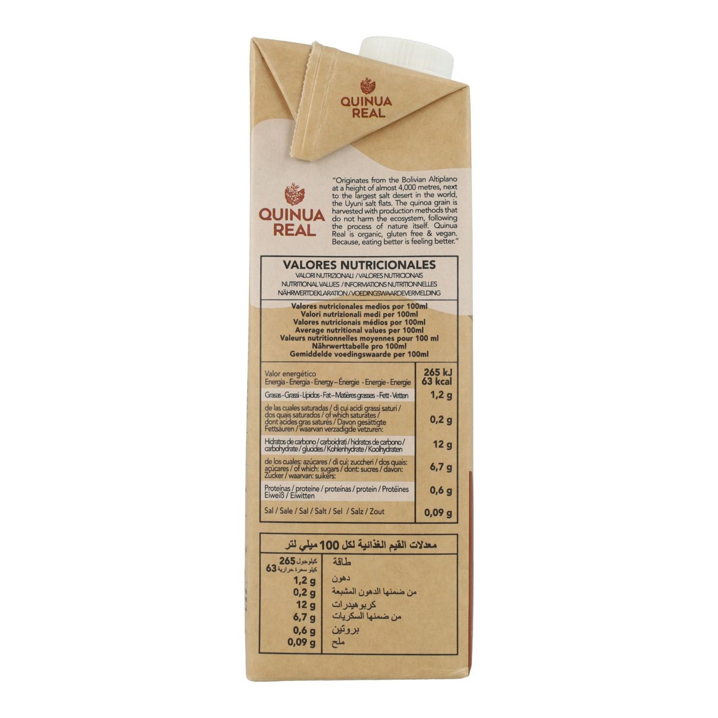 Bebida de Quinoa Real® y Arroz 1 L