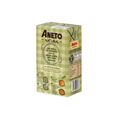 Pack Caldo Natural de Verduras ECO 1 L + GRATIS  Caldo para Paella Ecológico 1L Aneto