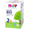 Leche de continuación 2 bio +6 meses HiPP 600 g