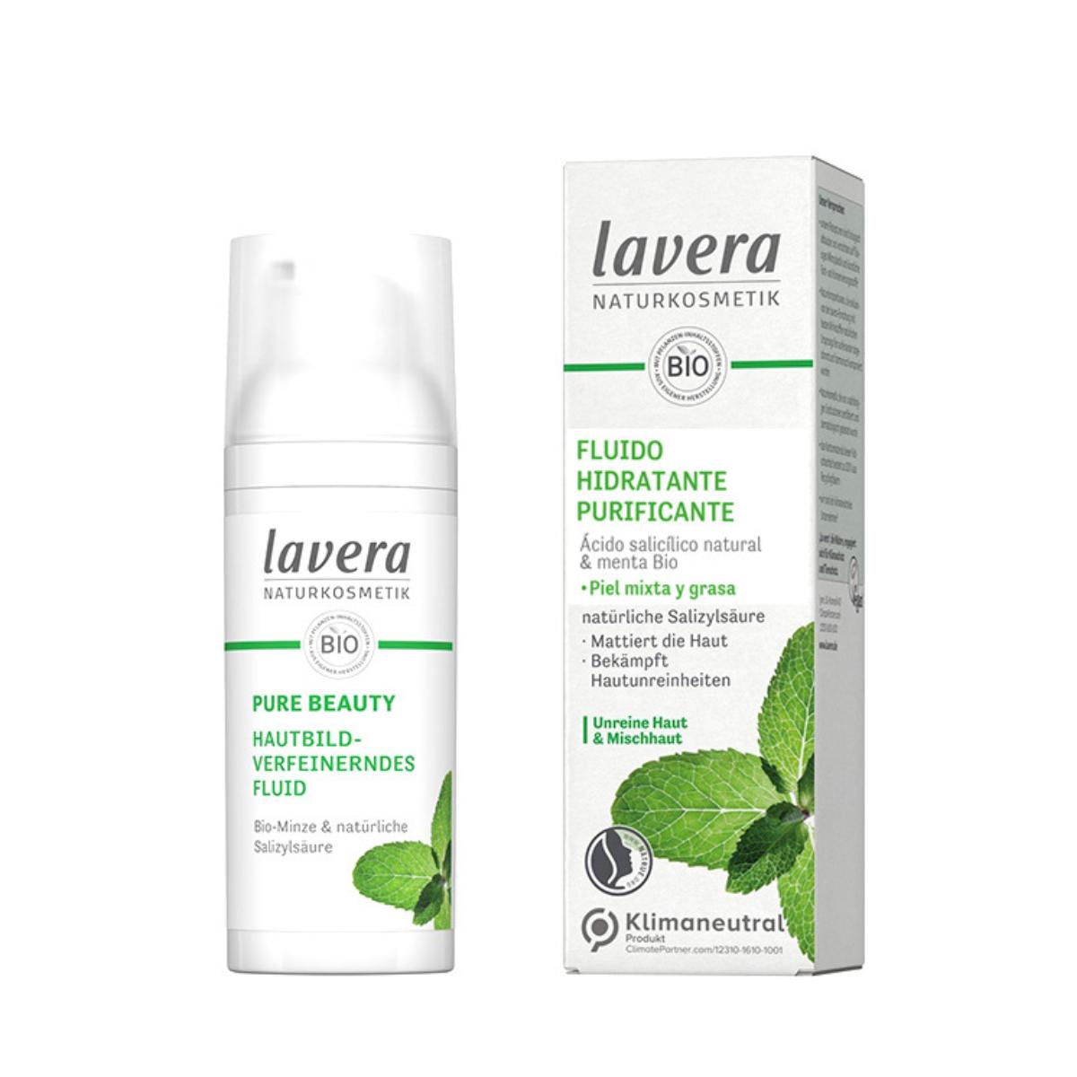 Fluido purificante ácido salicílico y menta BIO, Lavera 50 ml