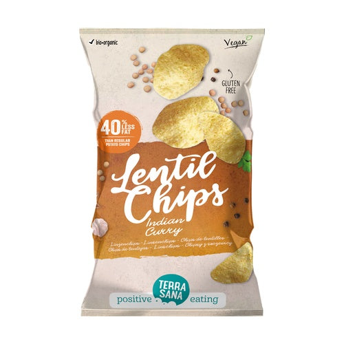 Chips de lentejas con curry hindú 75 g