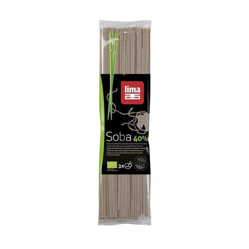 Soba (pasta japonesa sarraceno) 40%  Lima, 250g