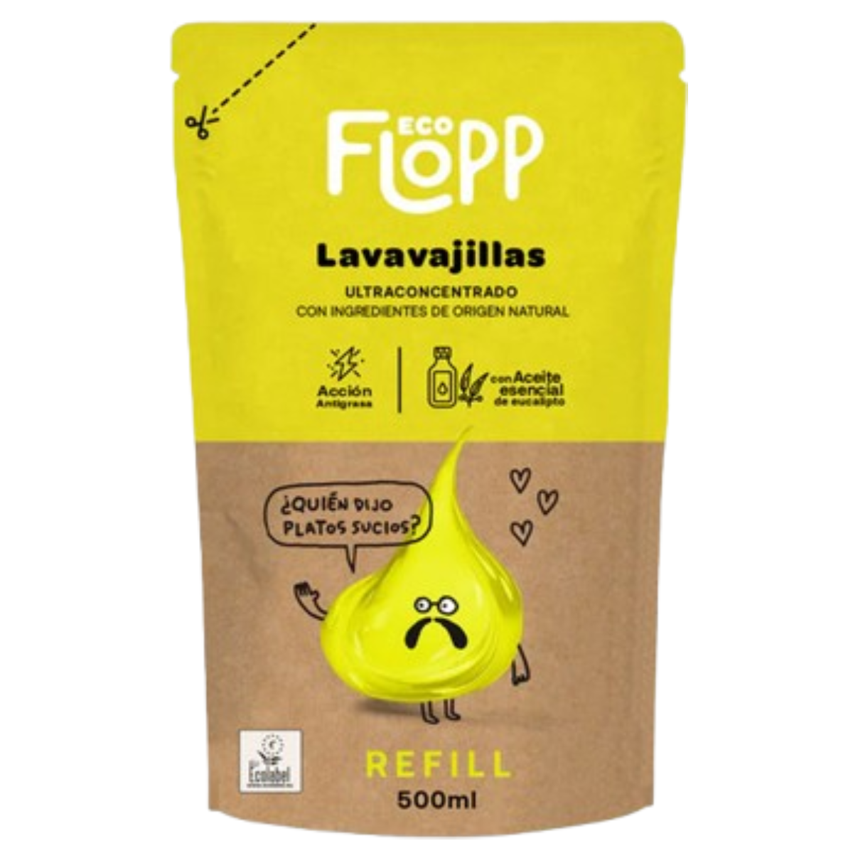 Lavavajillas ECO ultra concentrado refill Flopp 500ml