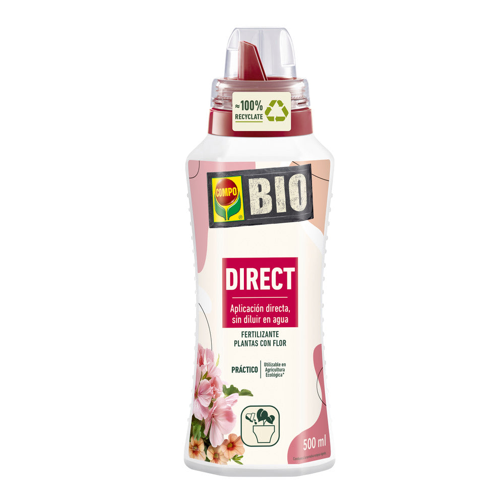 Bio fertilizante direct flores Compo 500 ml