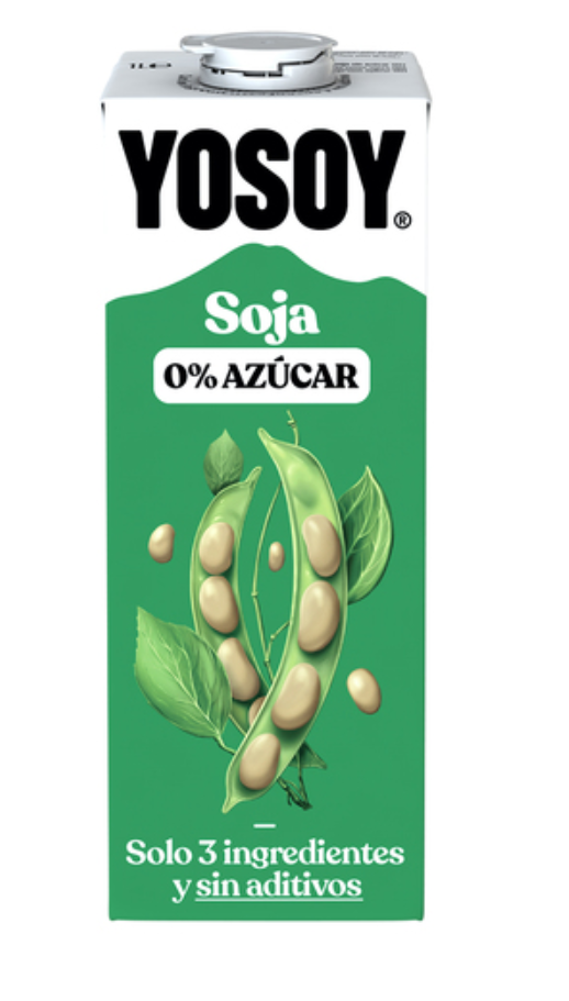 Bebida de Soja sin azúcar YOSOY 1L