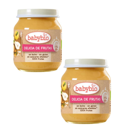 Tarrito Delicia de Frutas, 2x130g. Babybio