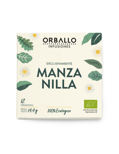 Infusión manzanilla Bio Orballo 15 Pirámides