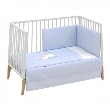 Juego 2 Piezas Colcha I-V. Cambrass / Sky Rosa / Cuna 70