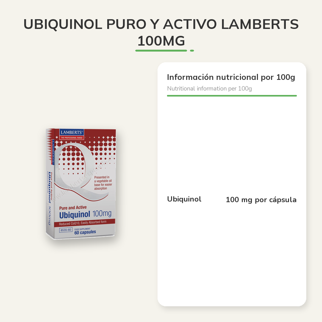 Información nutricional