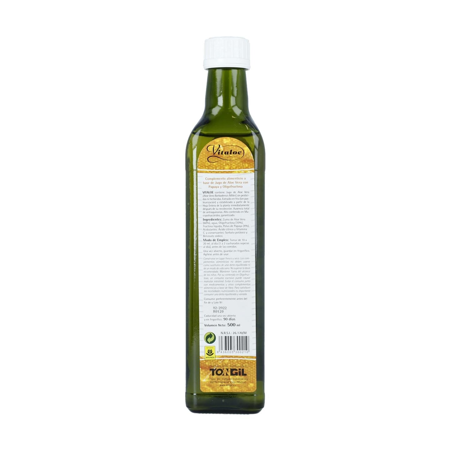 Vitaloe Zumo Aloe Vera Papaya Tongil 500 Ml