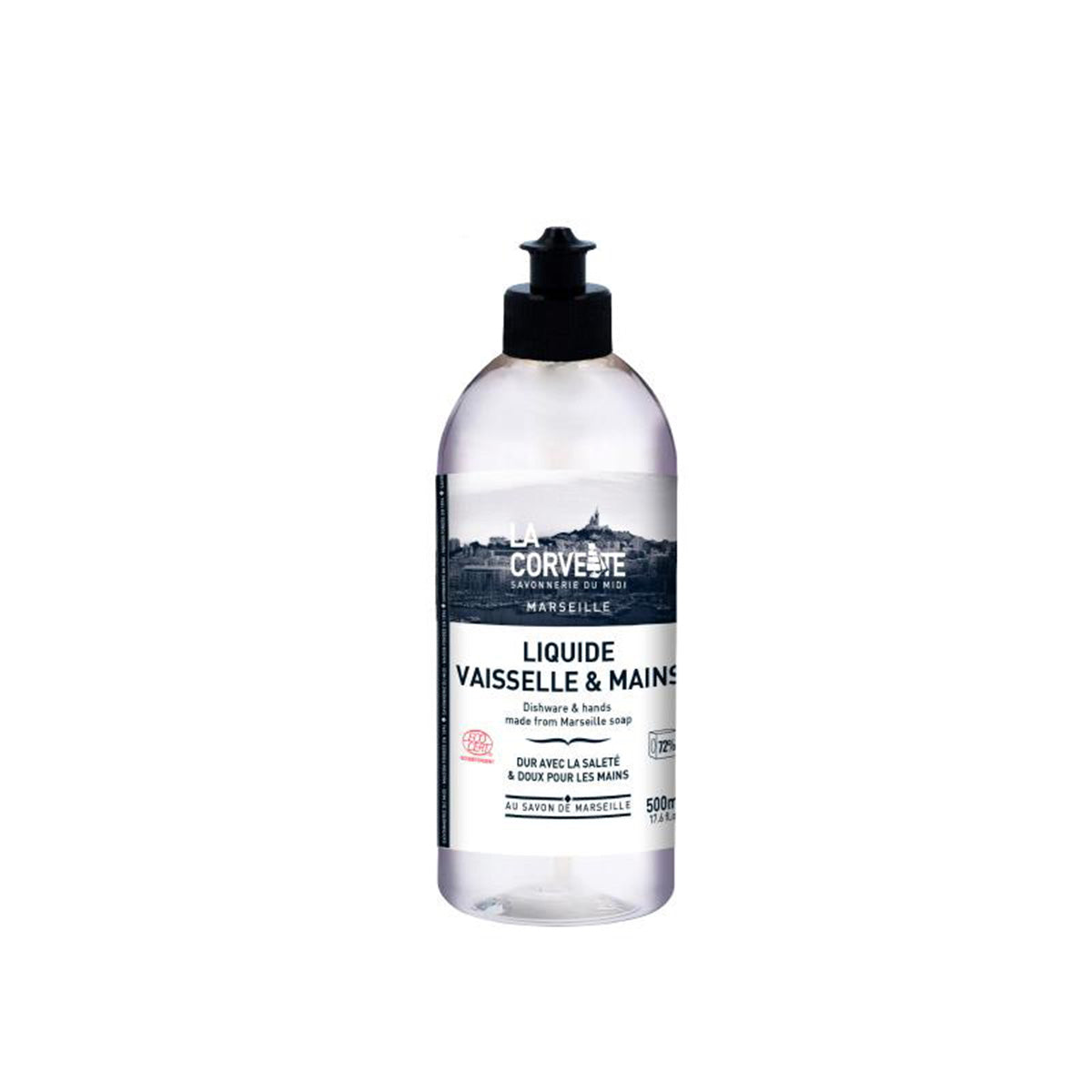 Jabon Marsella Liquido Lavaplatos,  La Corvette, 500ml