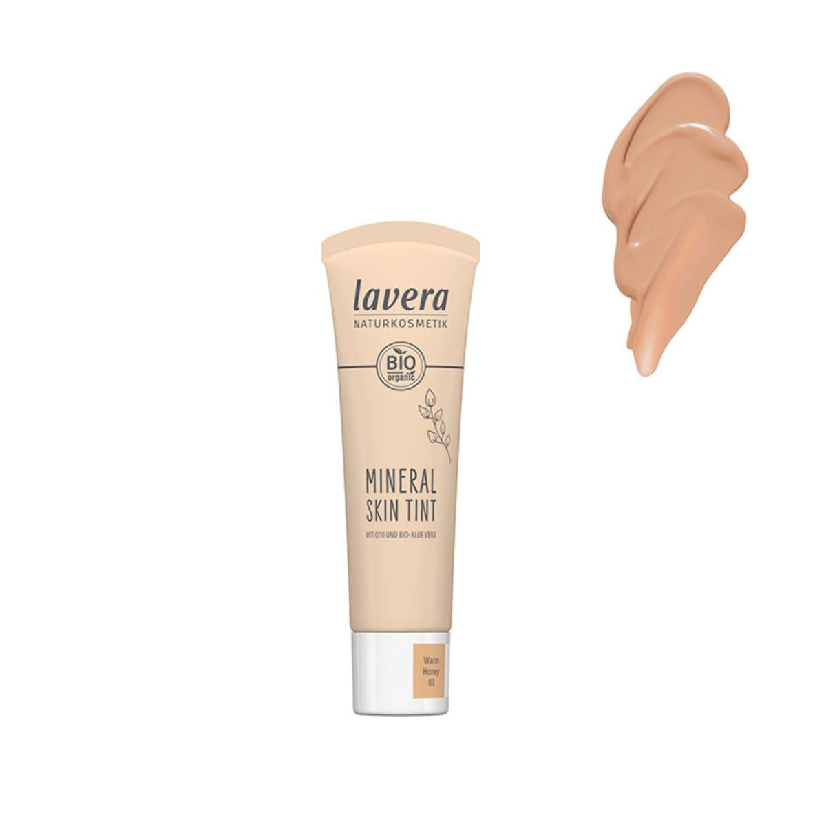 Crema color mineral Q10 - 03 Warm Honey, Lavera 30 ml