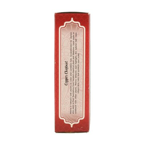 Tinte castaño cobrizo Henna en polvo Radhe Shyam 100 g