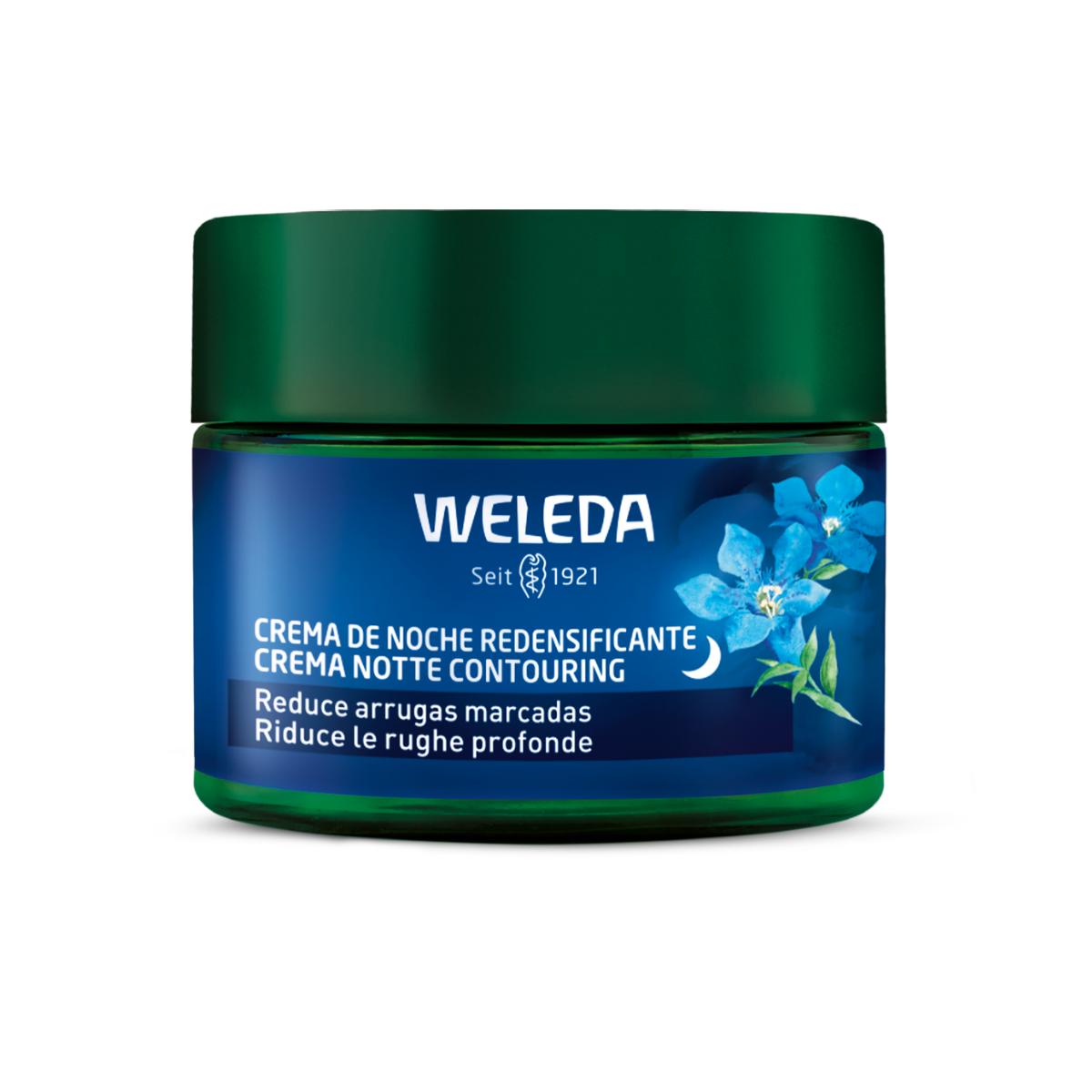 Crema de noche redensificante de Genciana azul y Edelweiss Weleda 40 ml