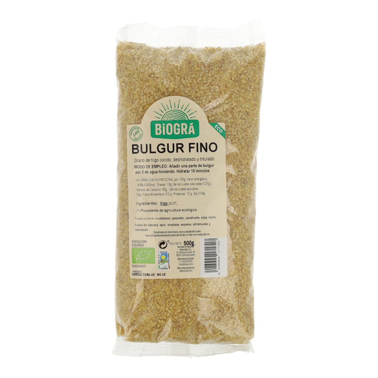 Bulgur fino Biográ 500g