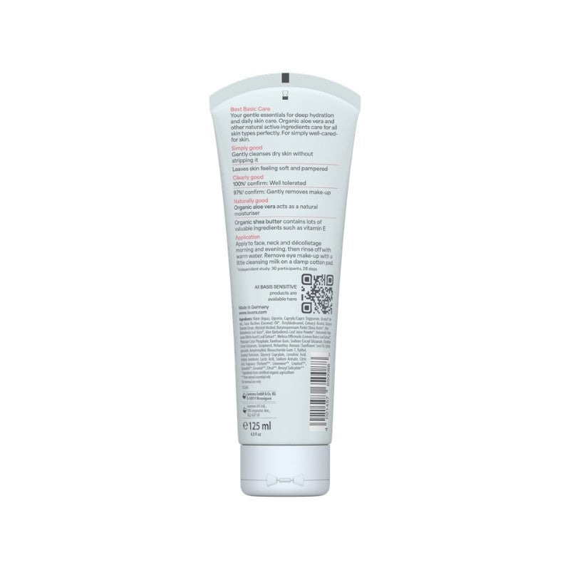 Leche limpiadora basis sensitive Lavera 125 ml