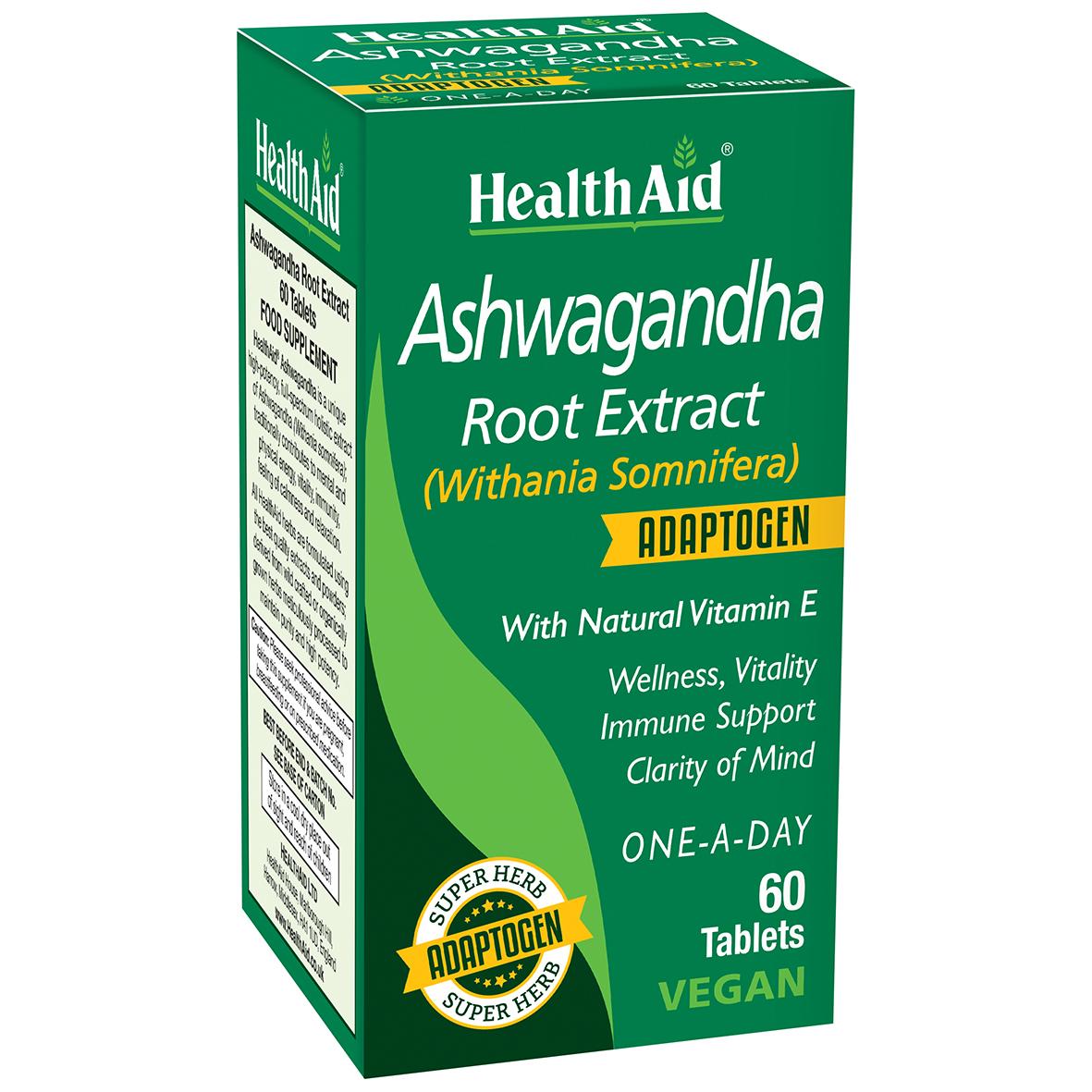 Ashwagandha 60 Caps Health Aid