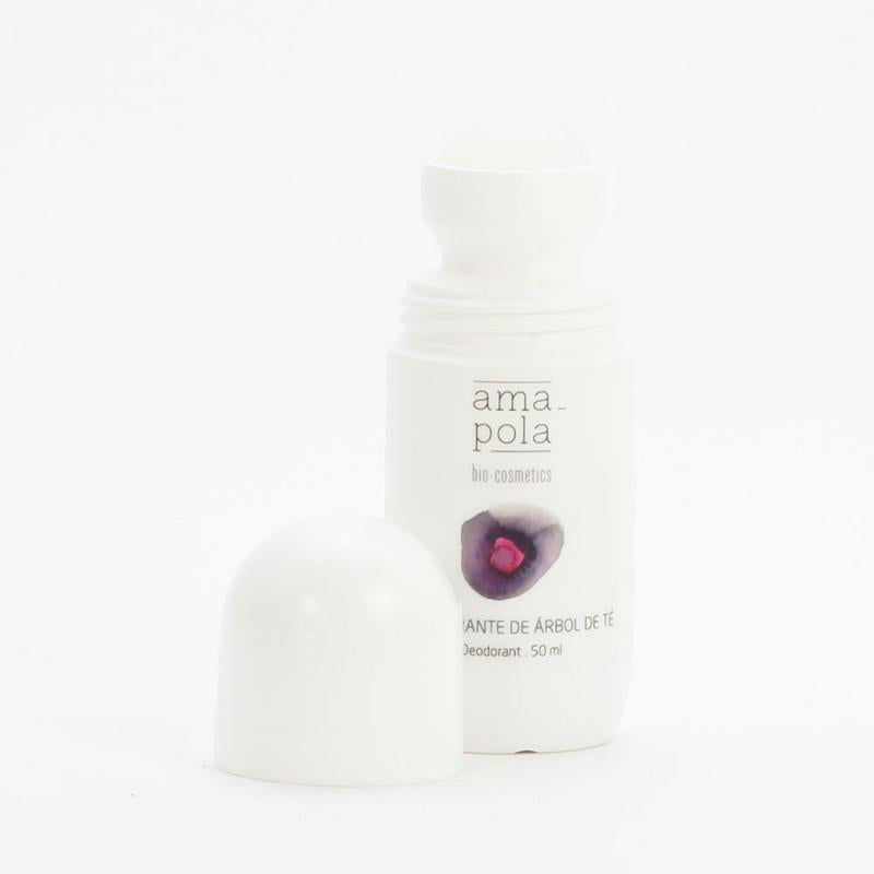 Desodorante ecológico del árbol del té Amapola Biocosmetics 50 ml
